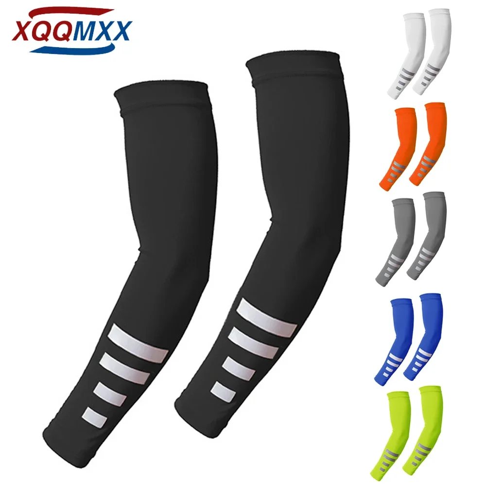 1Pair Sun Protection Cooling Arm Sleeves Compression - Tattoo Cover up - Sun Sleeves for Men Women Youth Sports Cycling Working