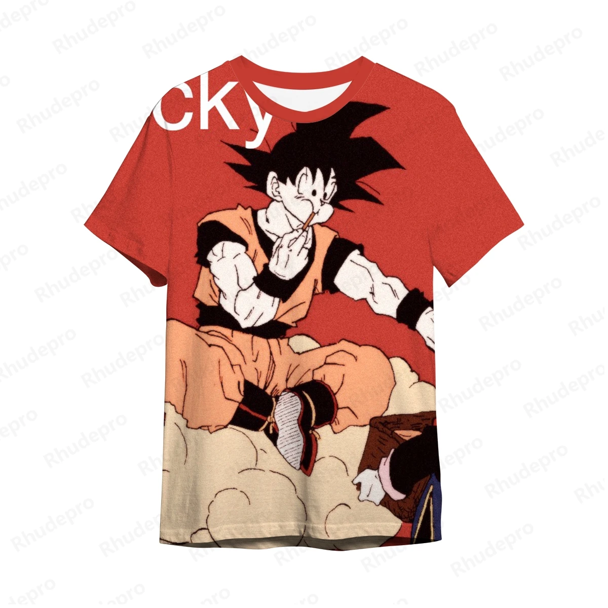 Camisa De Estilo Harajuku Para hombre, Ropa Y2k, Goku De Gran tamaño, Regalo De Alta calidad, Camisas De Tendencia Para niños, 2024