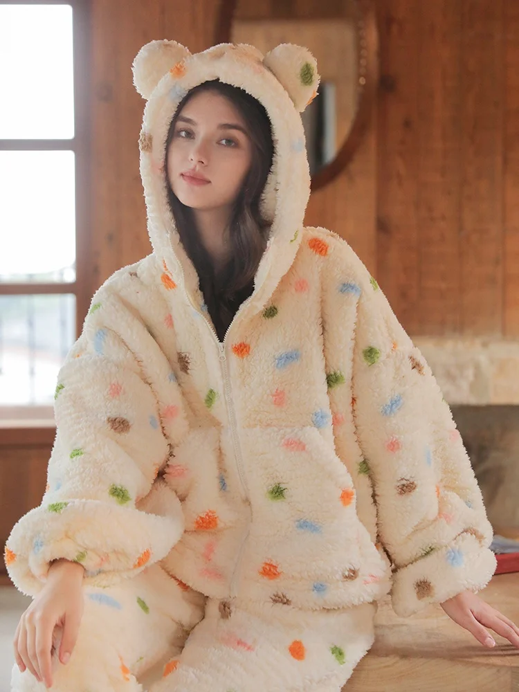 bananagirl-thiened-fce-double-a-capuche-longue-sve-spwear-vetements-de-maison-pour-femmes-dessin-anime-chaleur-pyjama-portable-en-plein-air