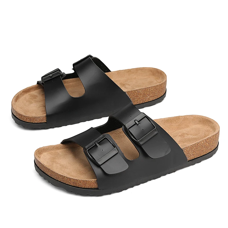 2024 New Sandals for Both Men and Women Retro Cork Slippers Casual Slippers Outdoor Beach Breathable Sandals Non-slip Wear