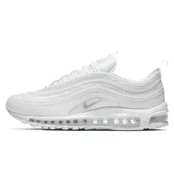 Nike Air Max 97 тройной Белый Волк Серый женский серебряный классический износостойкий унисекс