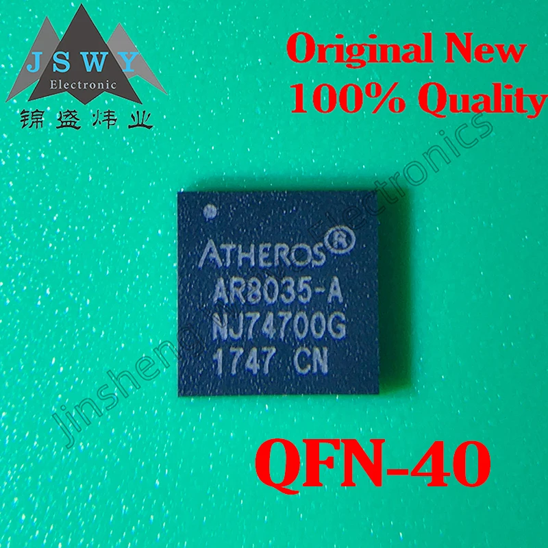 

5-10PCS AR8035-AL1A-R AR8035-A Package QFN40 Ethernet Transceiver 100% Brand New Original