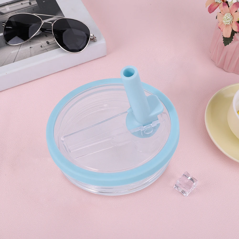 2PCS Reusable Tumbler Cover for Stanley 30oz Mug Accessories with Straw Dustproof Tumbler Lids Replaceble Tumbler Flip Straw Lid