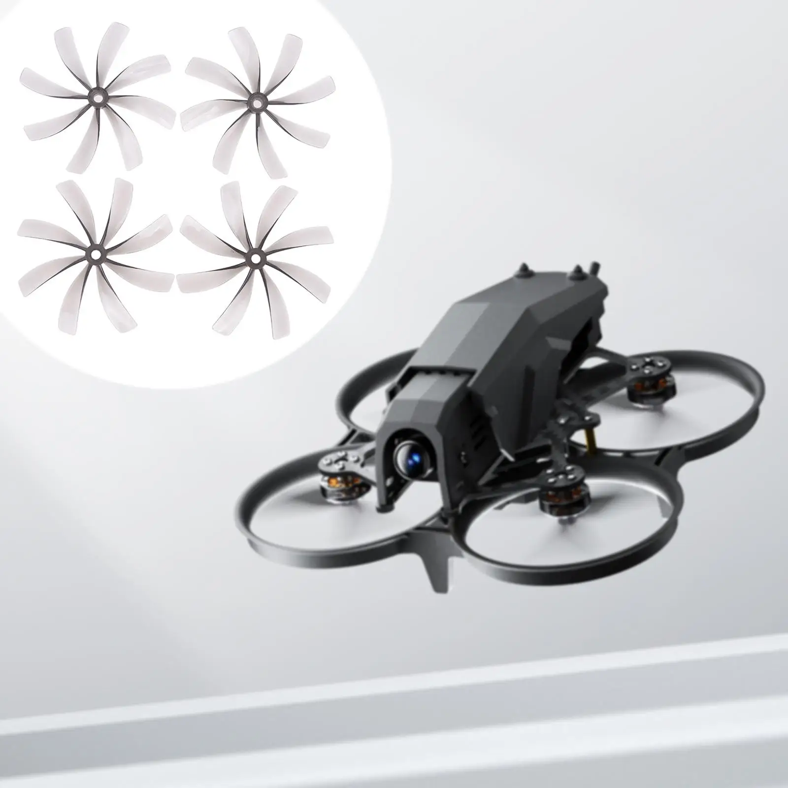 4 قطع من قطع غيار مراوح طائرة RC عالية الأداء وخفيفة الوزن وصيانة بديلة احترافية ومتينة #4