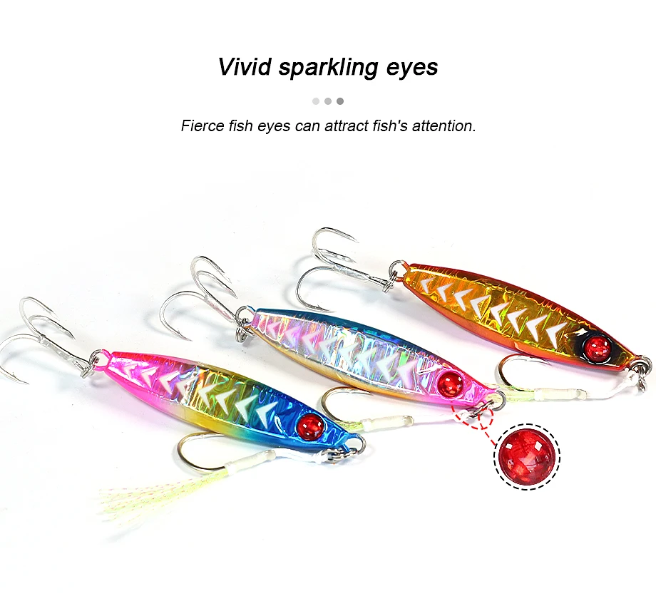 FJORD Rassel Metall Jig Angelköder 40g 60g 80g Nachtlicht Jigging Shore Casting Swimbait Neu 2023 Meer Salzwasser Angelgerät – Detail 9