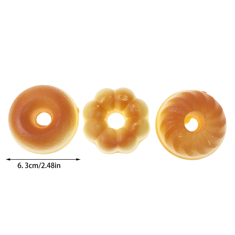 Creative Simulation Donuts Squeeze Stress Relief Toys Spoof Artificial Food Slow Rising Squeeze Toys Spoof Tease People Toy