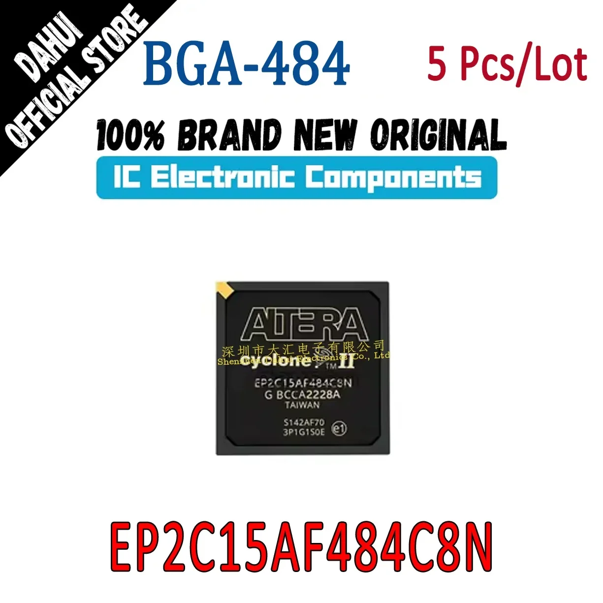 

EP2C15AF484C8N BGA-484 Programmable logic chip IC Brand New Original In Stock