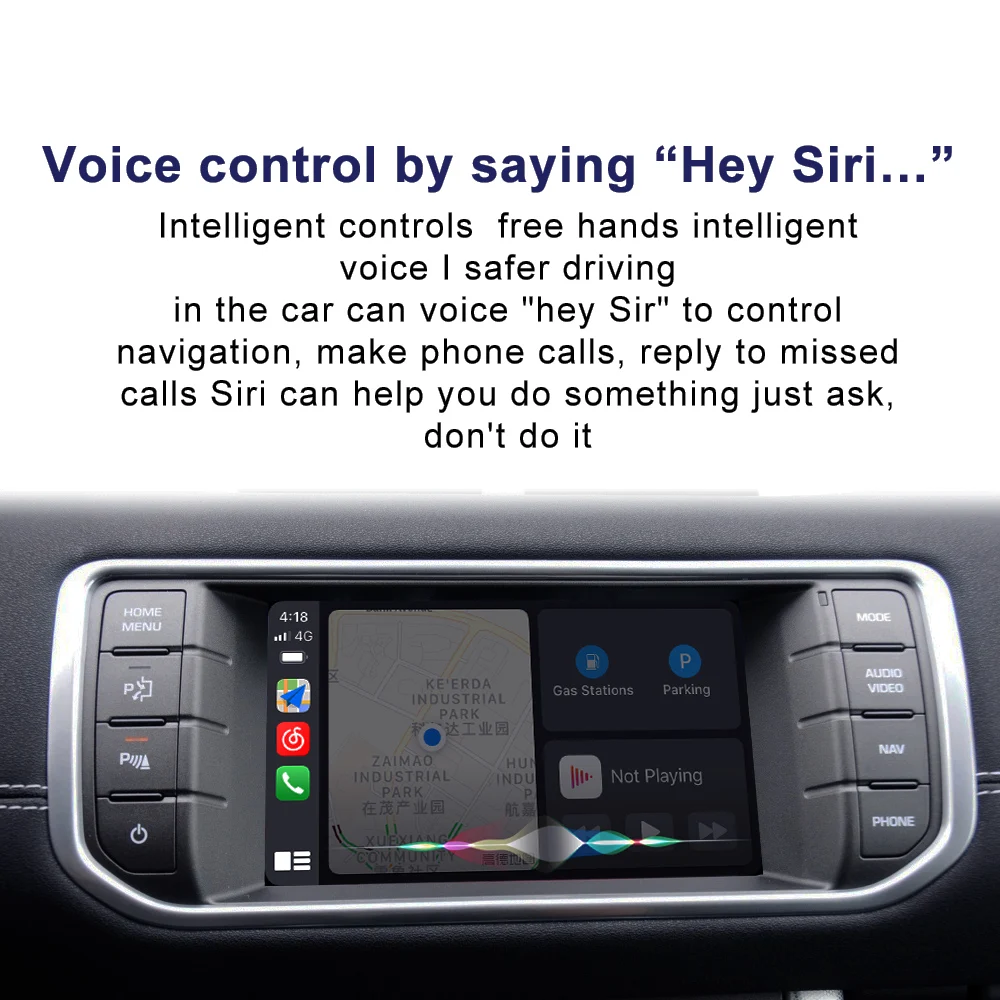 KANOR Drahtlose Carplay Modul Box Auto Video Interface für Land Range Rover Bosch Evoque L494 Vogue L405 Sport L494 Android Auto