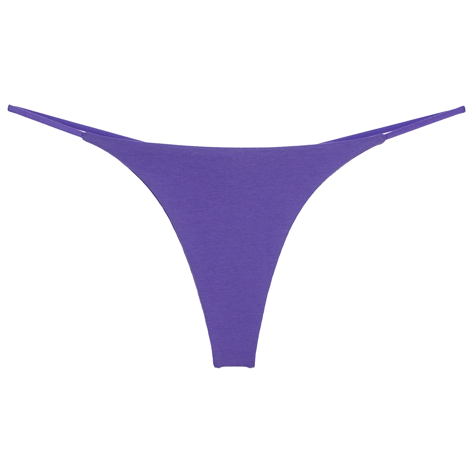 Culotte de plage solide pour femmes, maillot de bain, taille basse, bikini, sous-vêtement astronomique, t-back