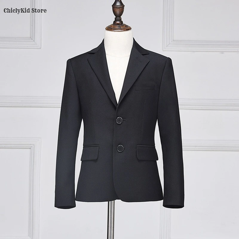 

Boys High Quality Suit Jacket Coats Girls British Jackets Children Blazers Tailcoat Top Kids Spring Autumn Formal Dress Tuxedo
