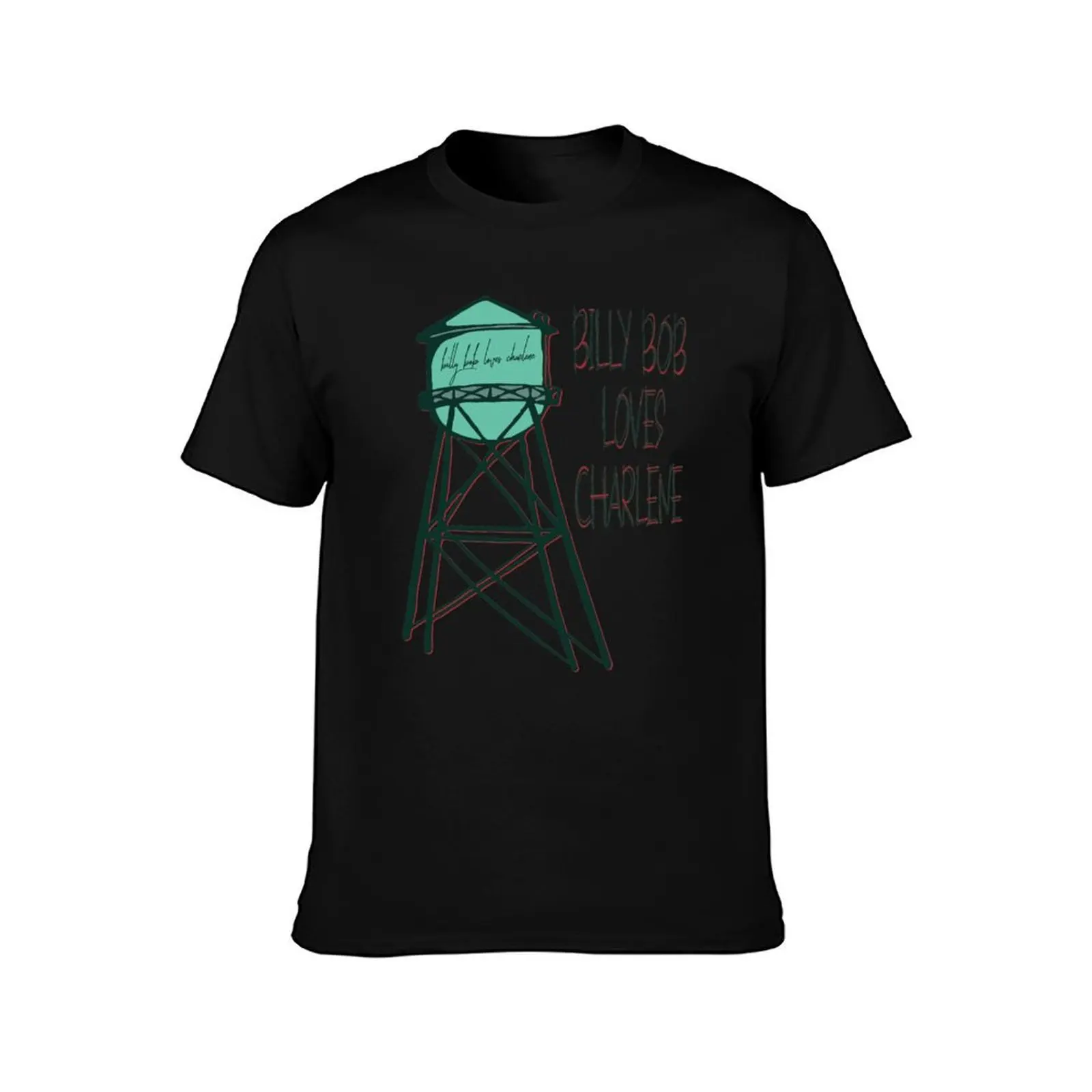 Billy Bob loves Charlene T-Shirt Christmas Casual Short Sleeve Top T-Shirt