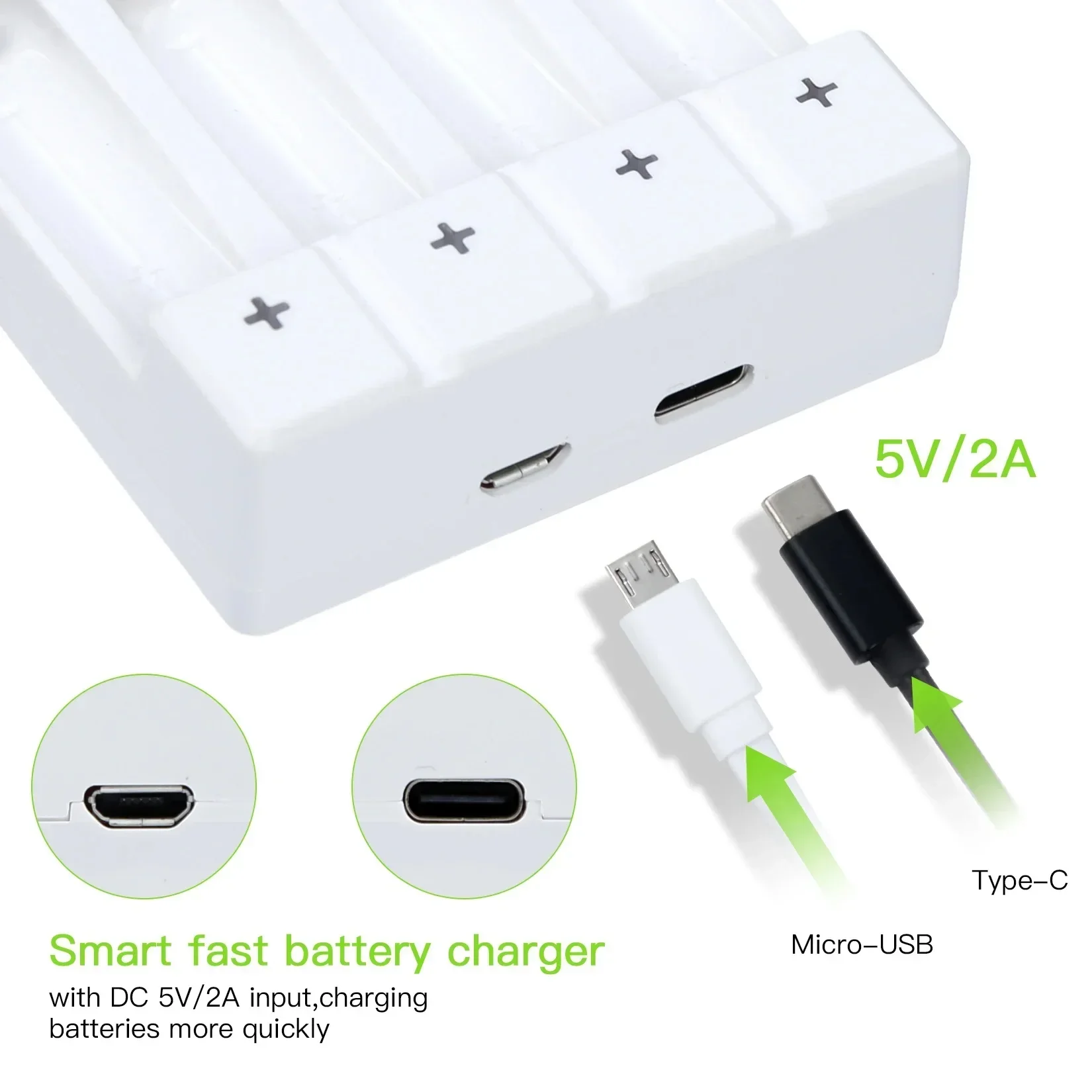 Soshine 1.5V 1100mWh AAA Rechargeable Battery 3A Lithium Li-Ion Batteries and Li-ion AA AAA Smart Rechargeable Batteries Charger