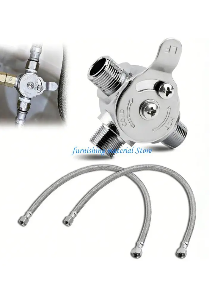 Y5GD Stainless Steel Manual Temperature Control Valves Practical Mixing Valves for Sink
