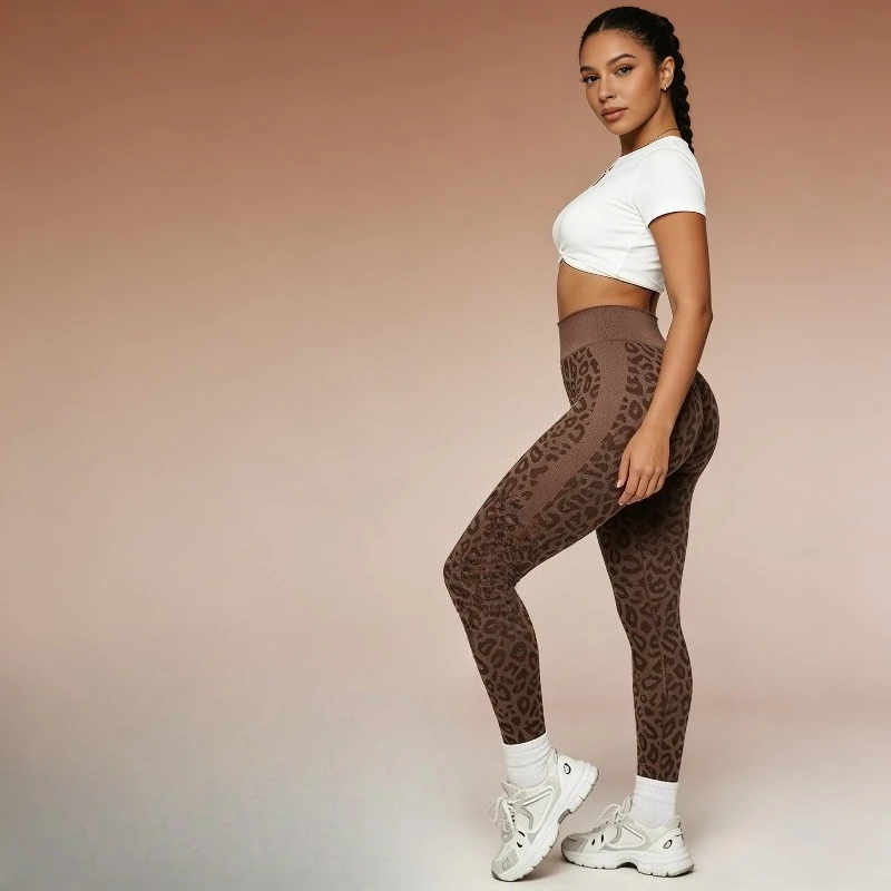 

Высокоэластичная бесшовная одежда для фитнеса для йоги, высокая талия, живот, облегающий крой, спортивные леггинсы с подтяжкой бедер