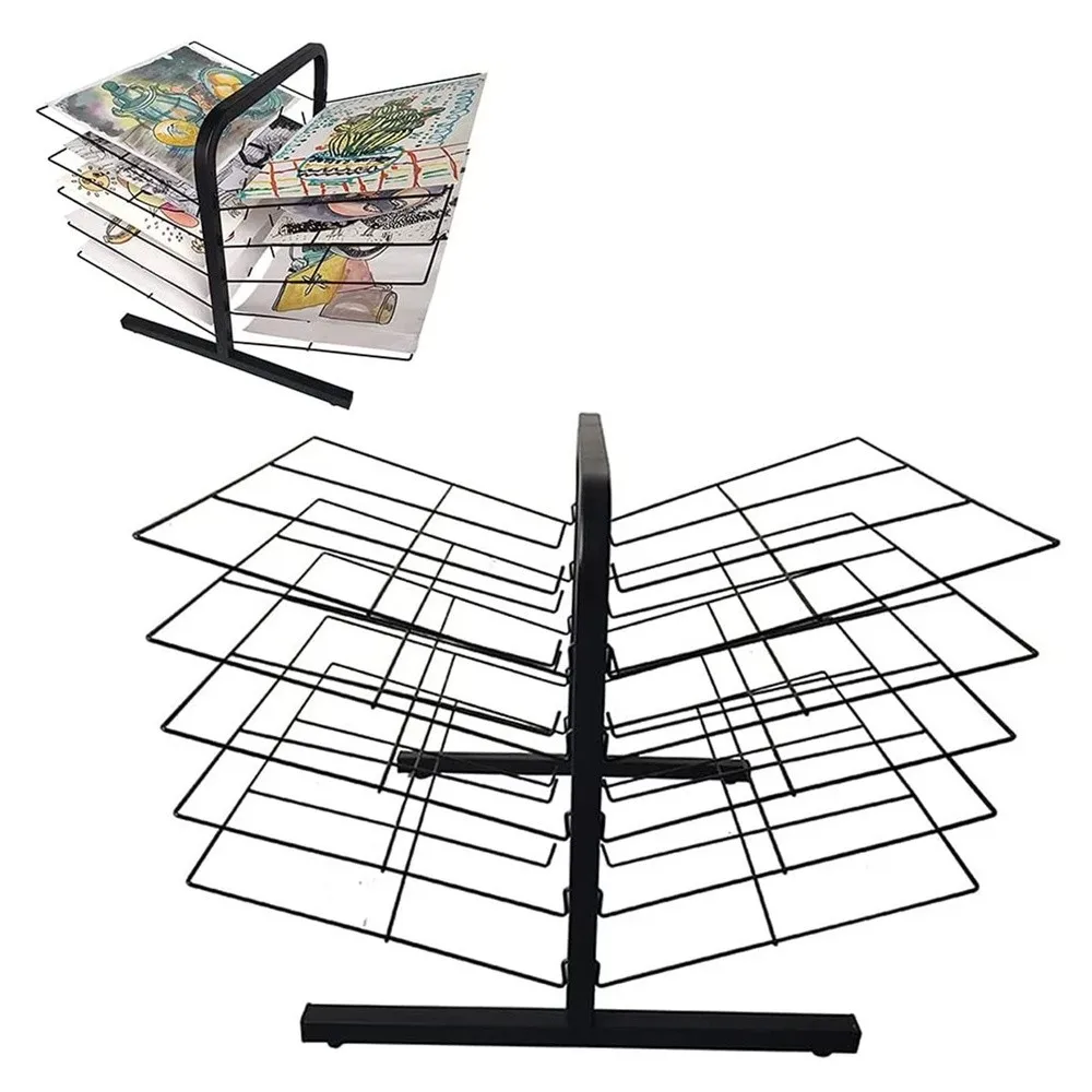 5 Sizes Mobile Art Drying Rack Classroom Studio Home Painting Drying Rack for Kids Artists Double Sided Art Rack Storage
