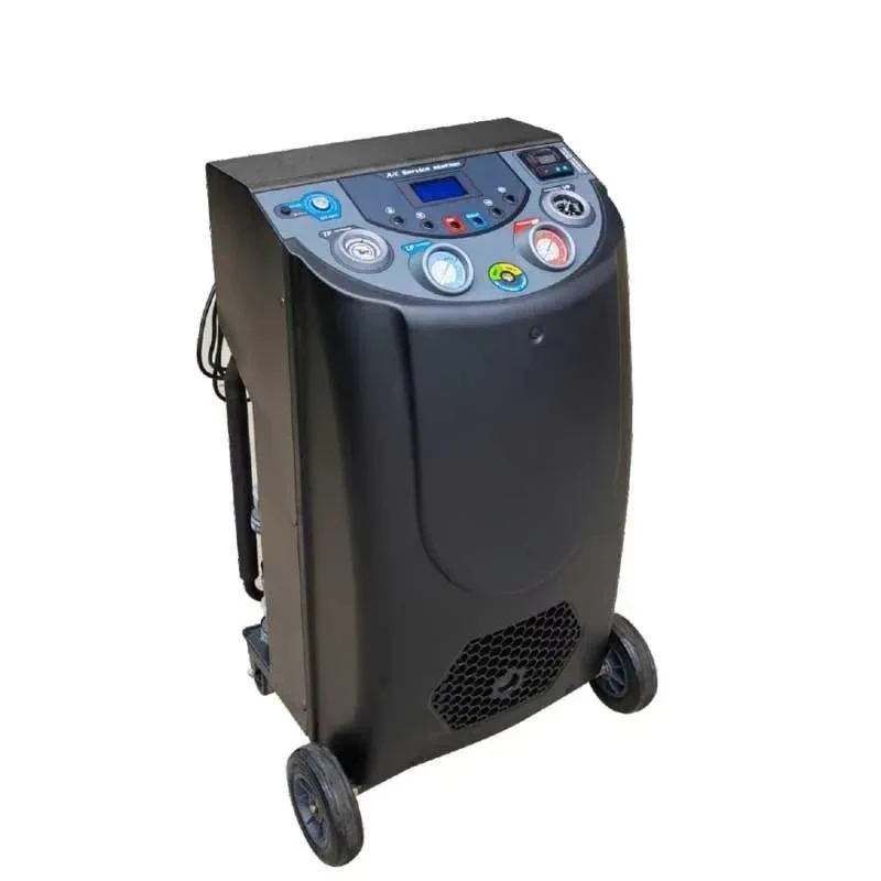 R1234YF a C Recovery & Recharge Machine Auto Refrigerant Recovery Machine Garage Equipment Workshop Car AC Station Dual