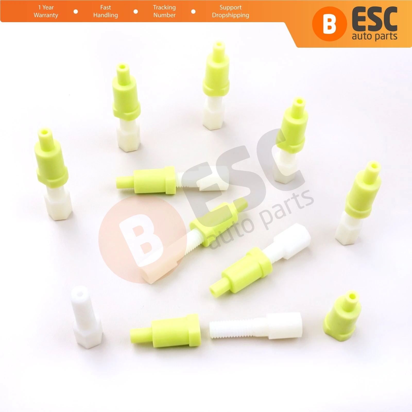 

ESC Auto Parts ECP025 10 Pieces Cable End Rope Dowel for Window Regulator Winder Mechanism Type BCP025 Fast Handling