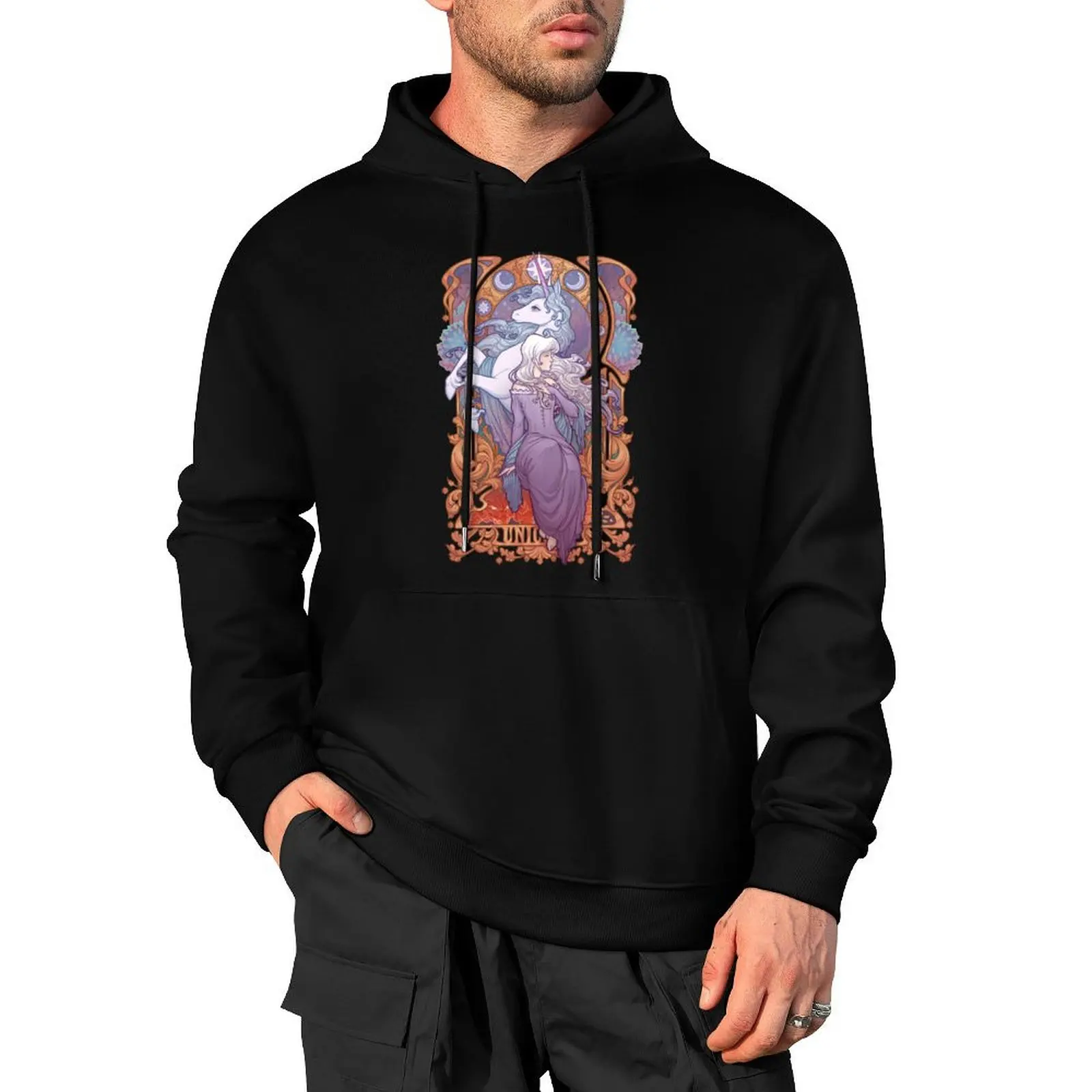 Lady Amalthea - The Last Unicorn Pullover Hoodie mens designer clothes autumn jacket men hoodie graphic