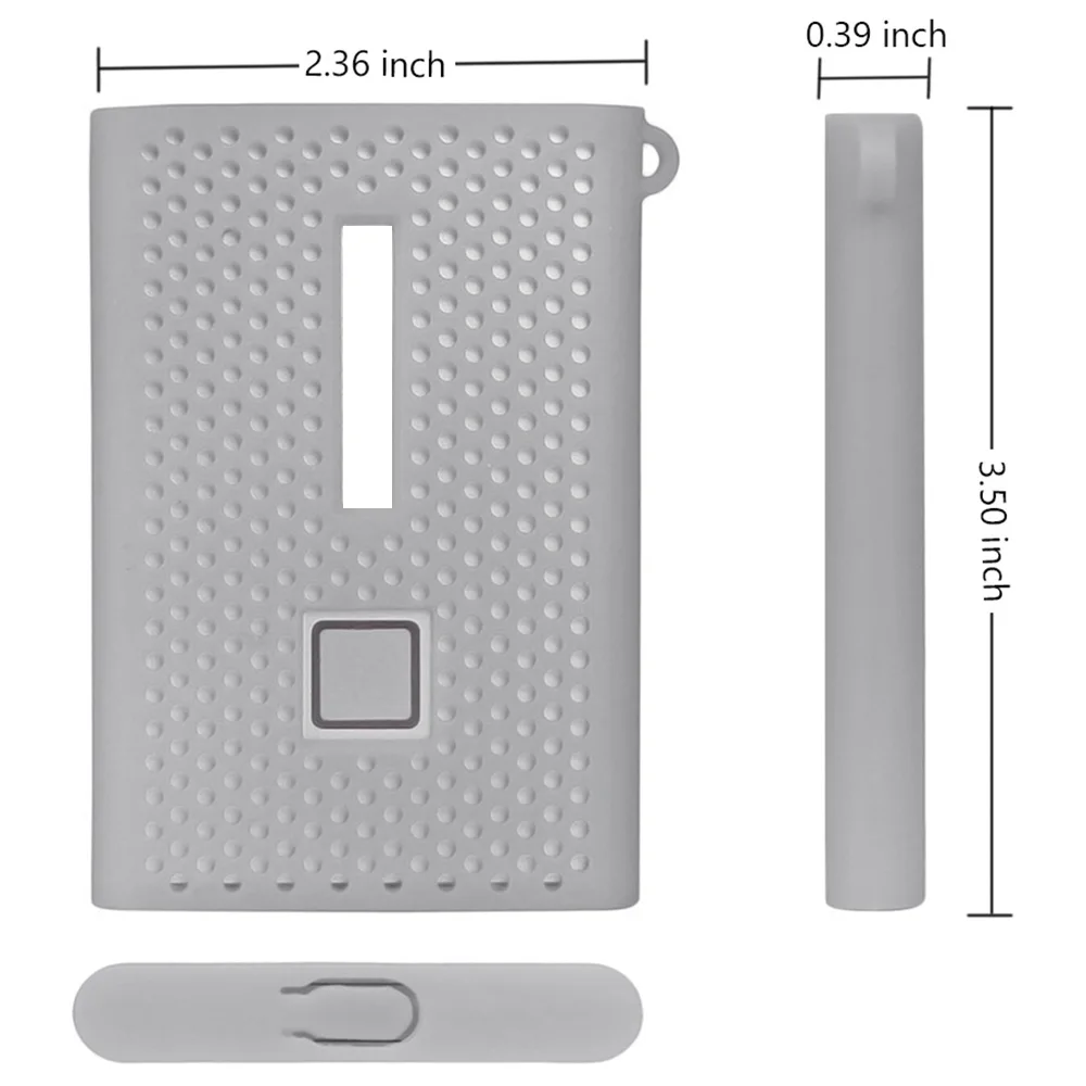 Silicone Protect Skin Cover Travel Cover for Samsung T7 Press Portable SSD