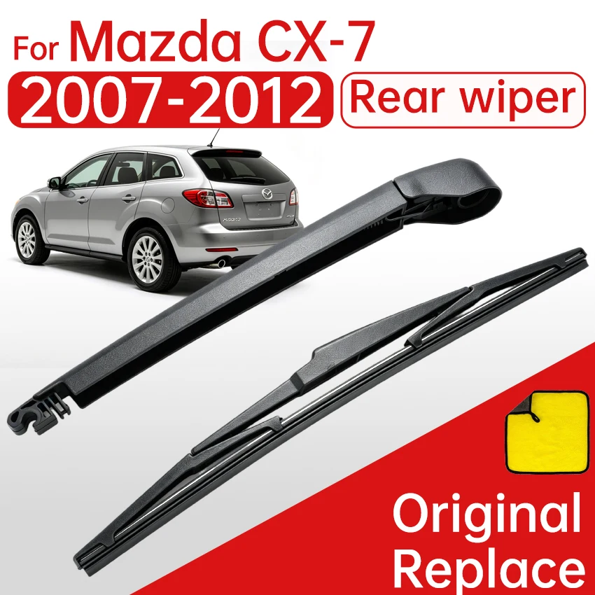 Dla 2007-2015 Mazda CX7 CX-7 CX9 Ramię i zestaw piór wycieraczek tylnej szyby OE # 85241AE010 Wycieraczki tylne 2007 2008 2009 2010 2011 2012