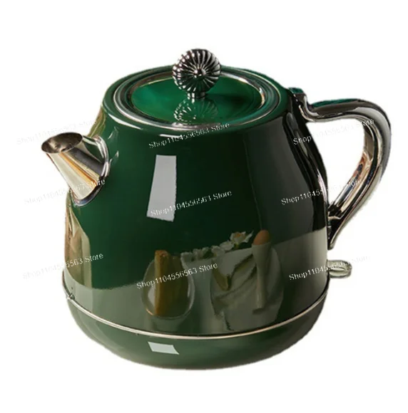 1500ML Fast-Boiling Electric Kettle - 220V Stainless Steel Interior with Green/White Color Options​