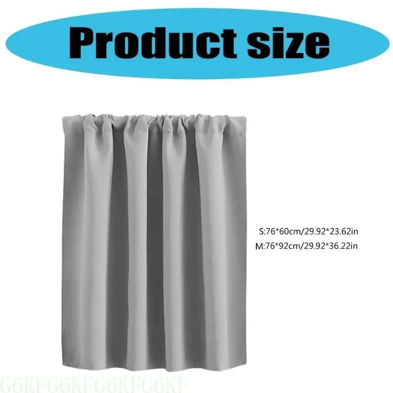 

G6KF Short Blackouts Curtains Thermals Insulated for Kitchen Living Room Bedroom Window