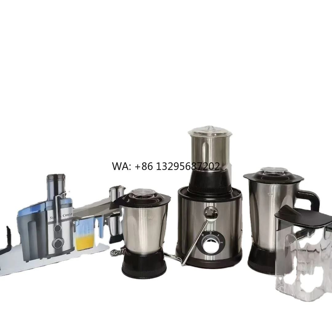 

Silver Crest High Quality Home Use Electric Blender 2L Fruit Blender 5 in 1 Smoothies Juicer 3 Speeds Glass Juicer Blender