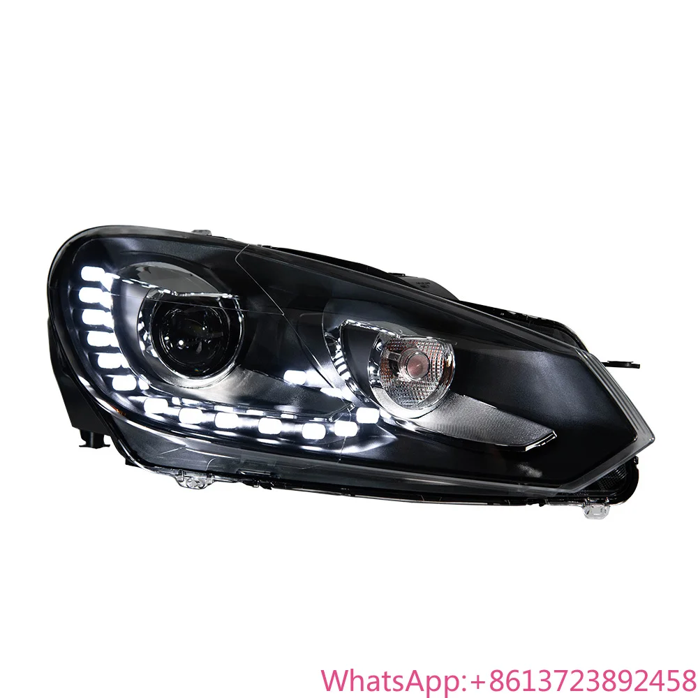 

AKD Car Styling for VW Golf 6 LED Headlight 2009-2012 R20 Design Golf LED DRL Hid Head Lamp Angel Eye Bi Xenon Beam Accessories