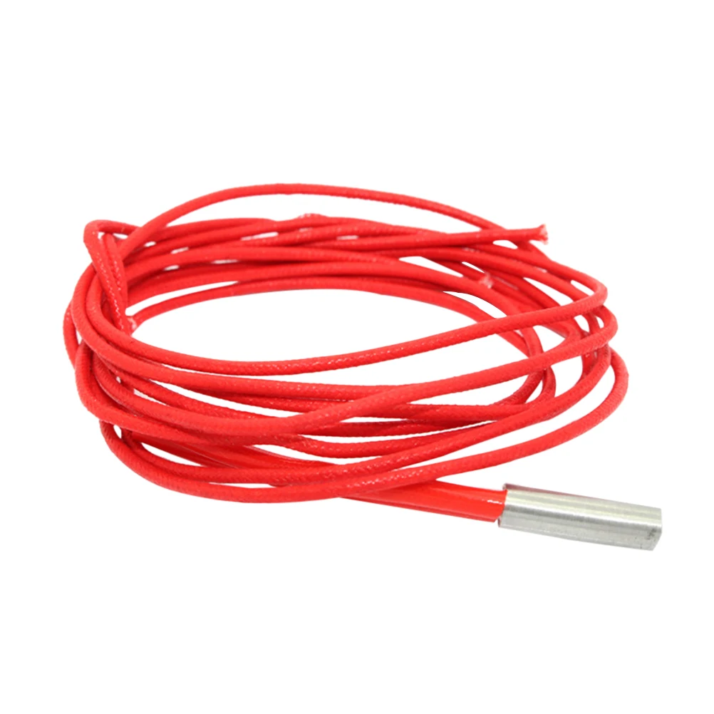 

10pcs Electric Heating Pipe Accessories Premium Heater for 3D Printer Single End Tube Stainless Steel Nylon 1m