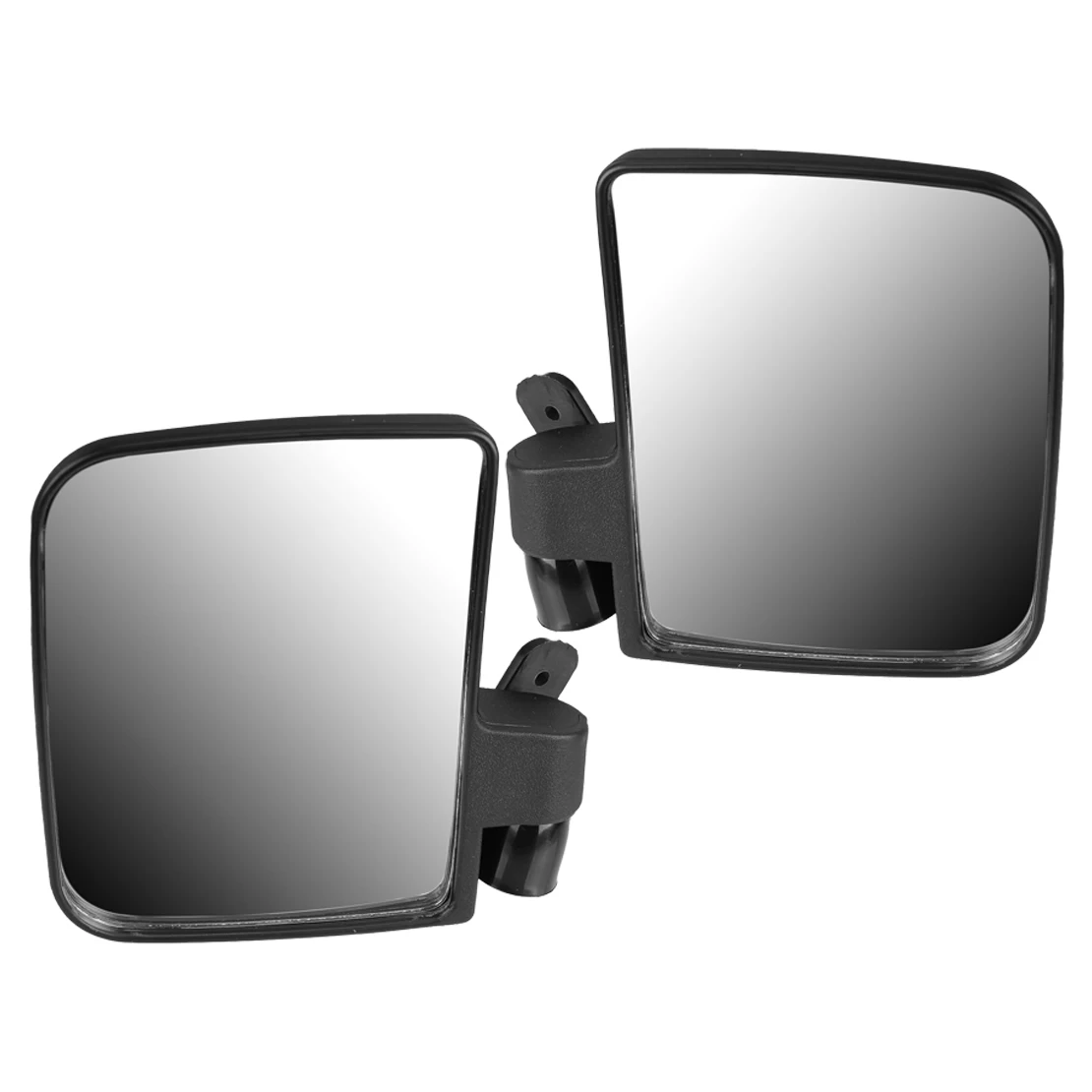 1 Pair Golf Cart Rear View Side Mirror Fit for EZGO Club Car Yamaha UTV Vehicles Black