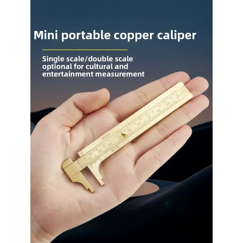 Wenwan special copper caliper jewelry high-precision small vernier caliper digital display household measuring tool oil standard