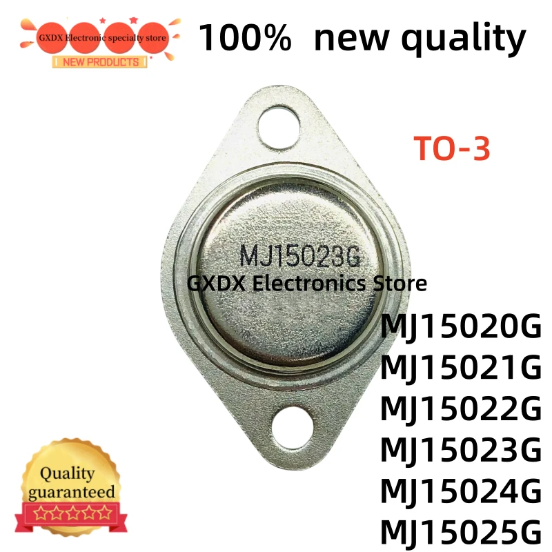5-10Uds nuevos Triodes TO-3 MJ15020, MJ15021, MJ15022, MJ15023, MJ15024, MJ15025, MJ15020G, MJ15021G, MJ15022G, MJ15023G, MJ15025G