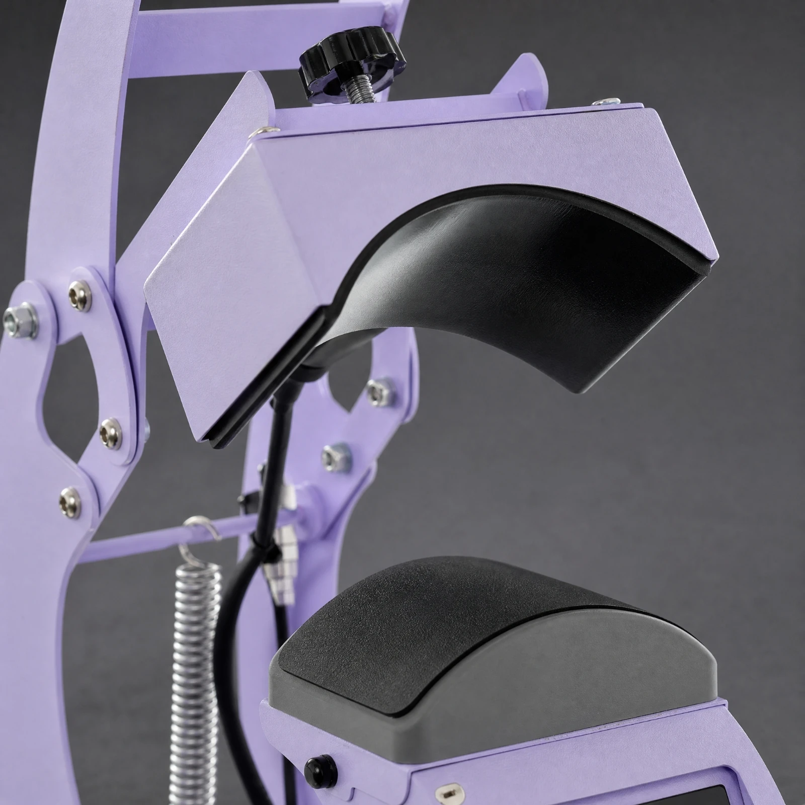 Manual Cap Heat-Transfer Press Ergonomic Cap Heat Press with Integrated Control Panel Compact Long-Lasting for Crafters