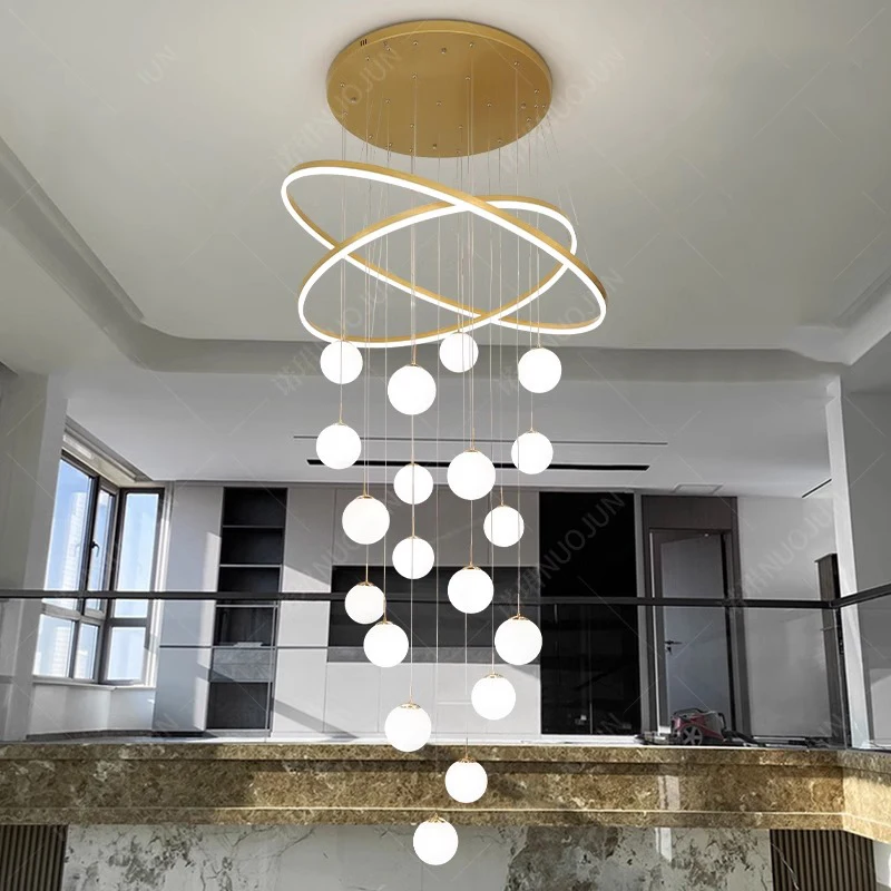 Plafonnier LED suspendu au design moderne, éclairage d'intérieur, luminaire décoratif de plafond, idéal pour une salle à manger