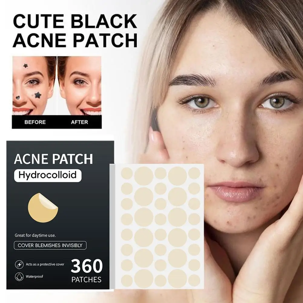 Patch Autocollant Imperméable pour le Traitement de l'Acné, Outil pour Enlever les lèvent, Masque Facial, Soins de la Peau, 360 Pièces