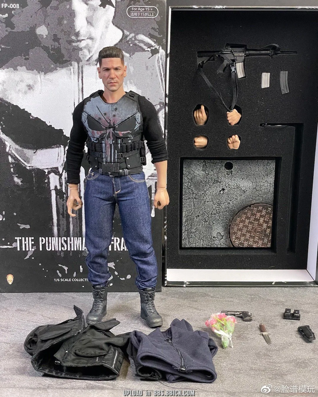 Hero Toy Facepool FP008A 1/6 Frank Jon Bernthal Standard Version 12inches Action Figure Collection Model