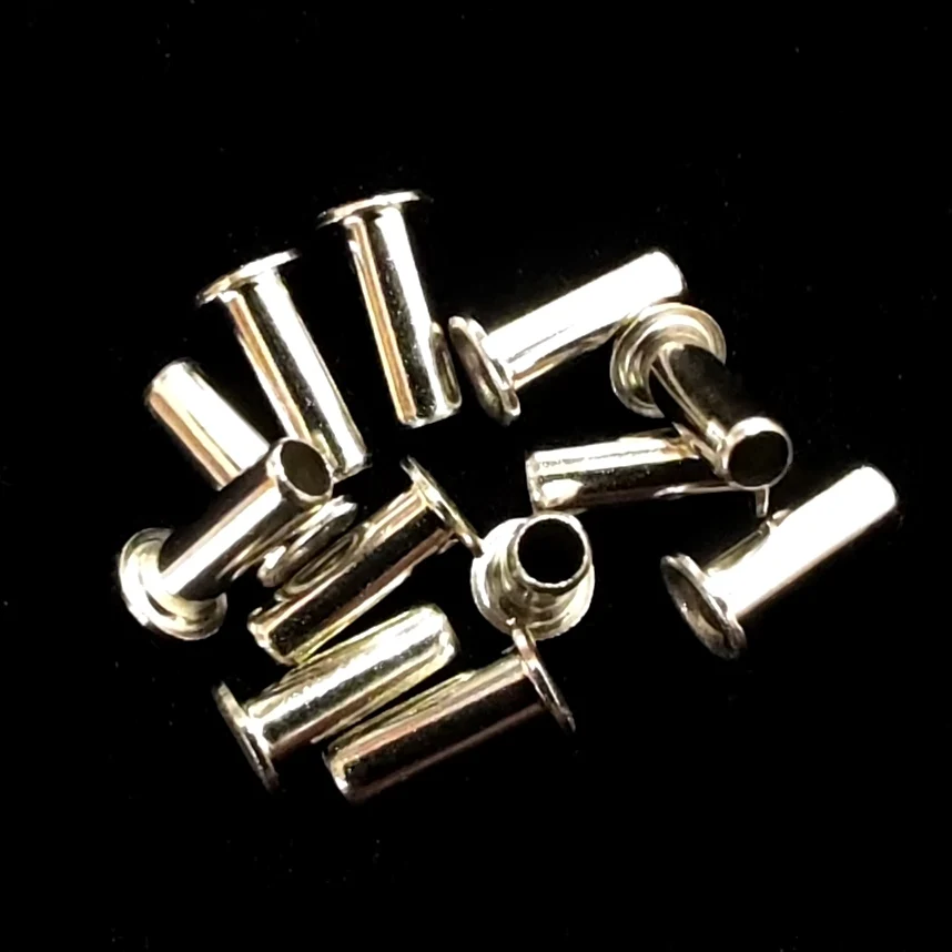 10pcs/Lot Silver Hollow Out Replacement Cam Rivets For Zippo Lighter Steel Wheel Fixed Screw DIY Repair Accessories Spare Parts