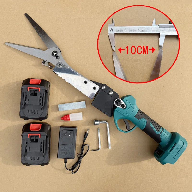 Electric Scissors Electric Pruning Shears Multifunctional Household Handheld Sugar Cane Garlic Dragon Fruit Pepper Fruit Shears