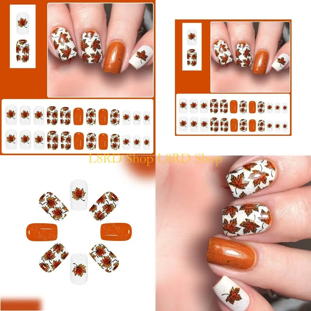 L8RD Maple Artificial Tips Rectangular Artificial Fingernails