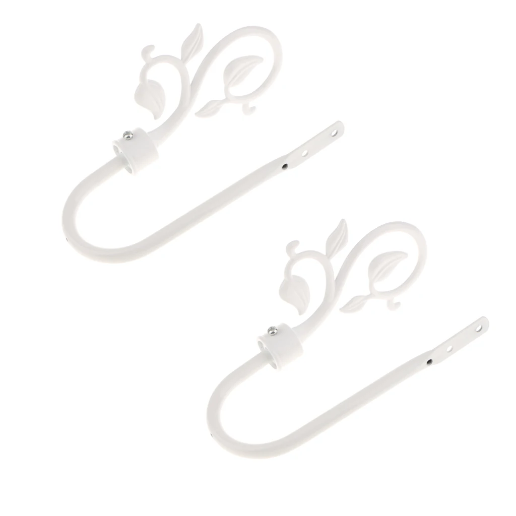 Strong Metal Curtain Hook U Shape Window Holdback Hanger Decorative Wall Hook for Classic and Modern Rooms