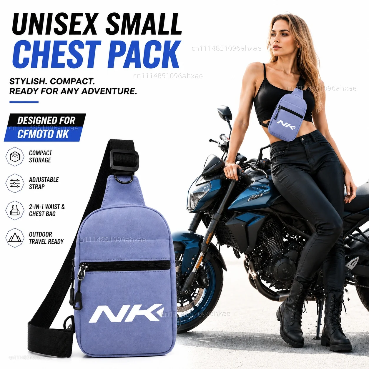 Motorcycle 2In1 Multi-functional Waist Bag Chest Bag Outdoor Travel Bag For CFMOTO 450NK 675NK 800NK 125NK NK 675 NK 450 NK 800