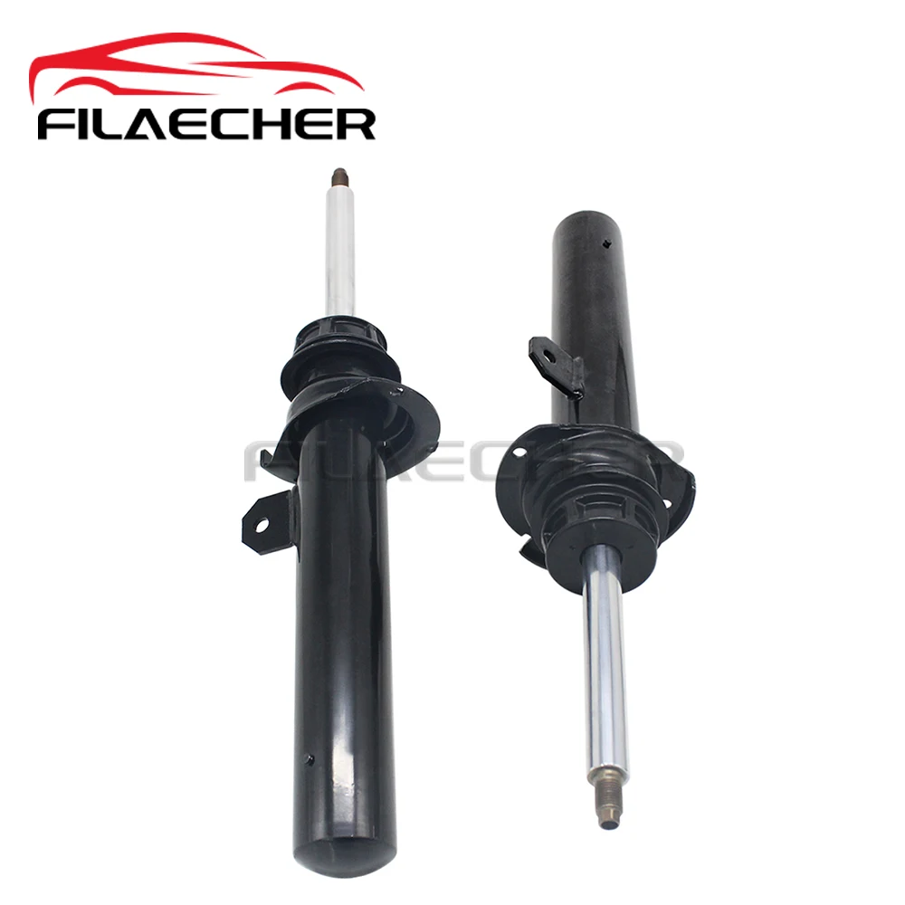 Pair Front Left & Right Air Suspension Shock Absorber Core With EDC For BMW F44 37106886489 37106886490