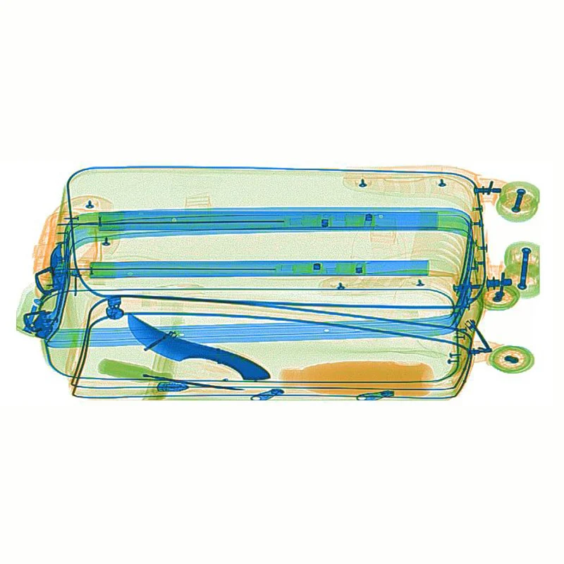 เครื่องสแกนกระเป๋าเดินทางด้วยรังสีเอกซ์ MD-10080D สำหรับการรักษาความปลอดภัยสนามบิน เครื่องตรวจจับสัมภาระ ผลิตภัณฑ์รักษาความปลอดภัยและป้องกันอื่นๆ เครื่องสแกนกระเป๋าเดินทาง