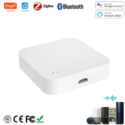 Tuya Zigbee 3.0 Gateway HUB Wireless Smart Home Bridge Smart Life Remote Control Zigbee Protocol Works With Alexa Google Home