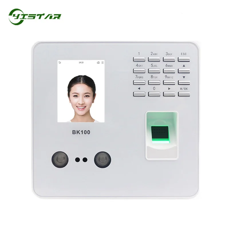 

ZK BK100 TCP/IP USB Biometric Fingerprint Face Facial Recognition Employee Time Attendance Machine Time Clock Recorder Device