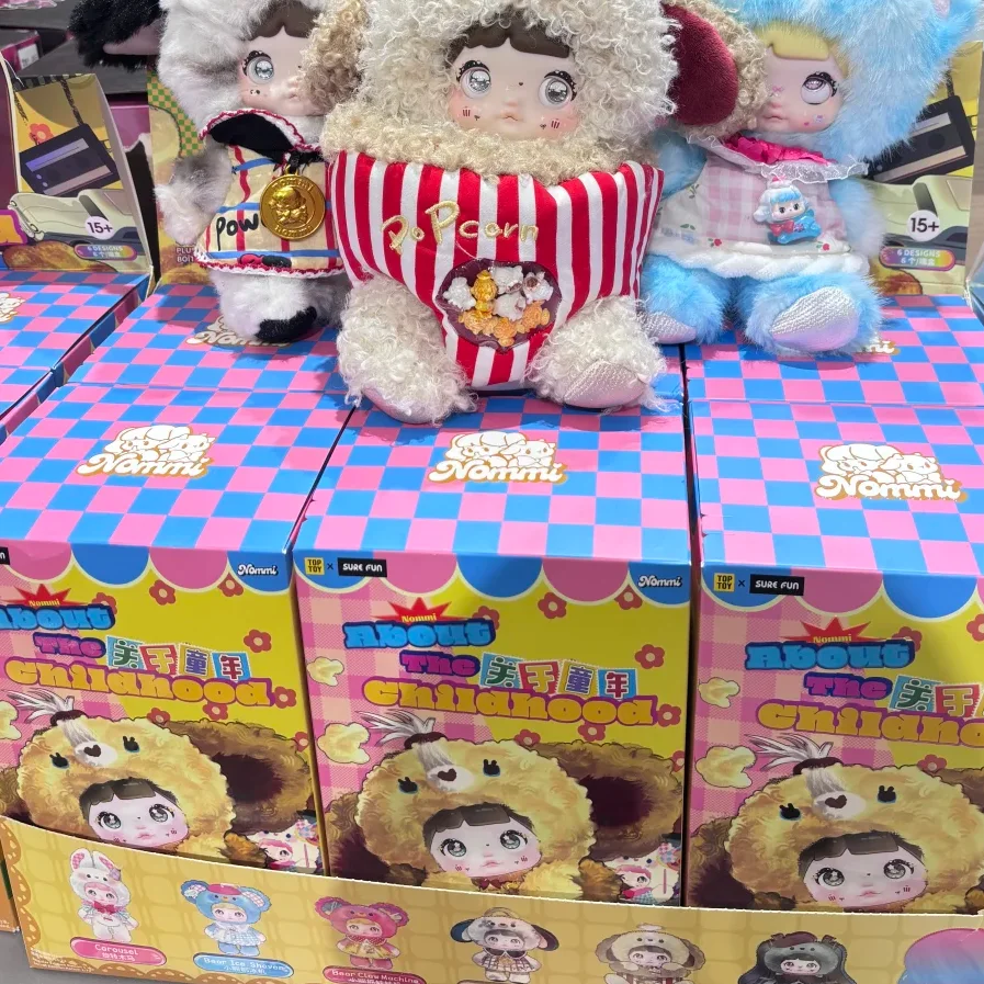 

Original Nommi About The Childhood Series Vinyl Face Blind Box Toys Anime Figure Cute Nommi Dolls Pendents Girl Christmas Gift