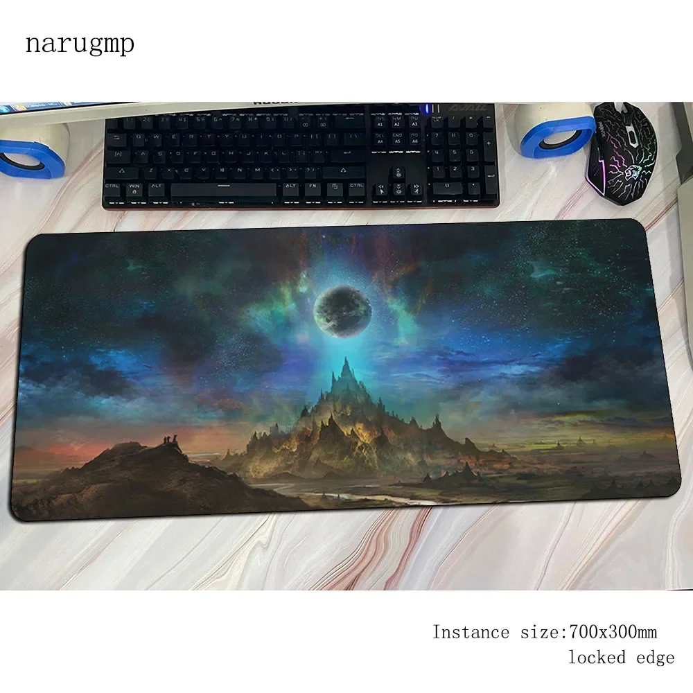 Fantasy landscape padmouse Gorgeous accessory 90x40cm mouse pad Cartoon gaming enterprise rubber mats keyboard mouse mat gamer