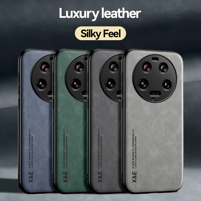 For Xiaomi 13 Ultra Case Luxury Leather Texture Silky Feel C