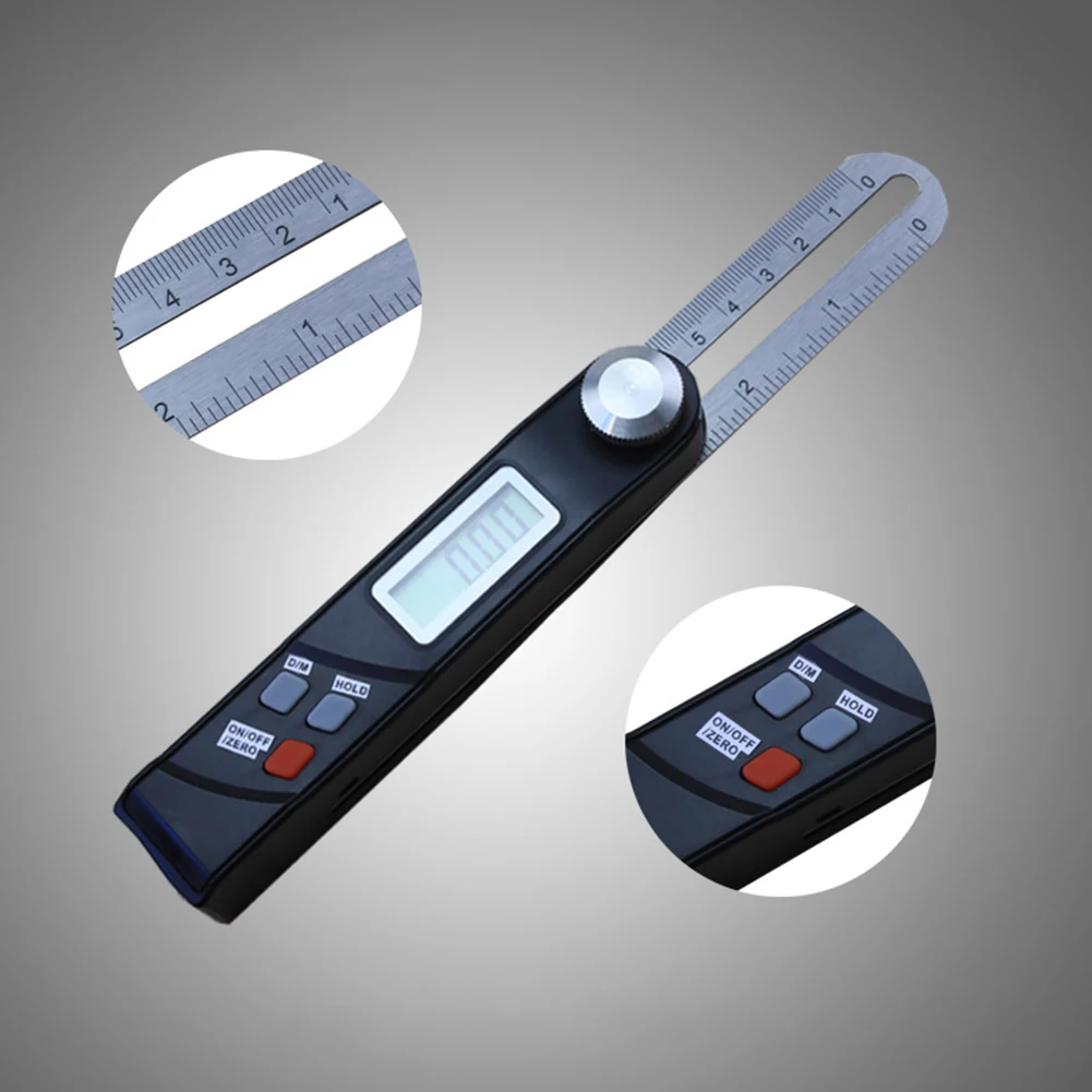 Stainless Steel Digital Protractor Gauge T Bevel Degree Electronic Level Digital Angle Finder Protractor Measuring Tool