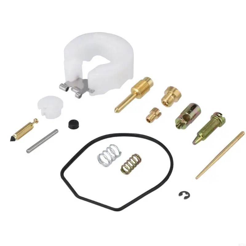 

Motorcycle Accessories Easy Installation Float Needle Valves Set Idle Screw Main Jet Gaskets Carburetor Rebuild Assembly D7YA